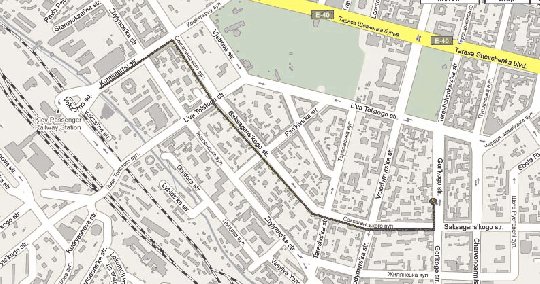 Map to Chillout Hostel Kiev